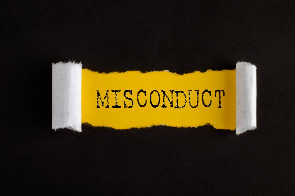 misconduct for dismissal