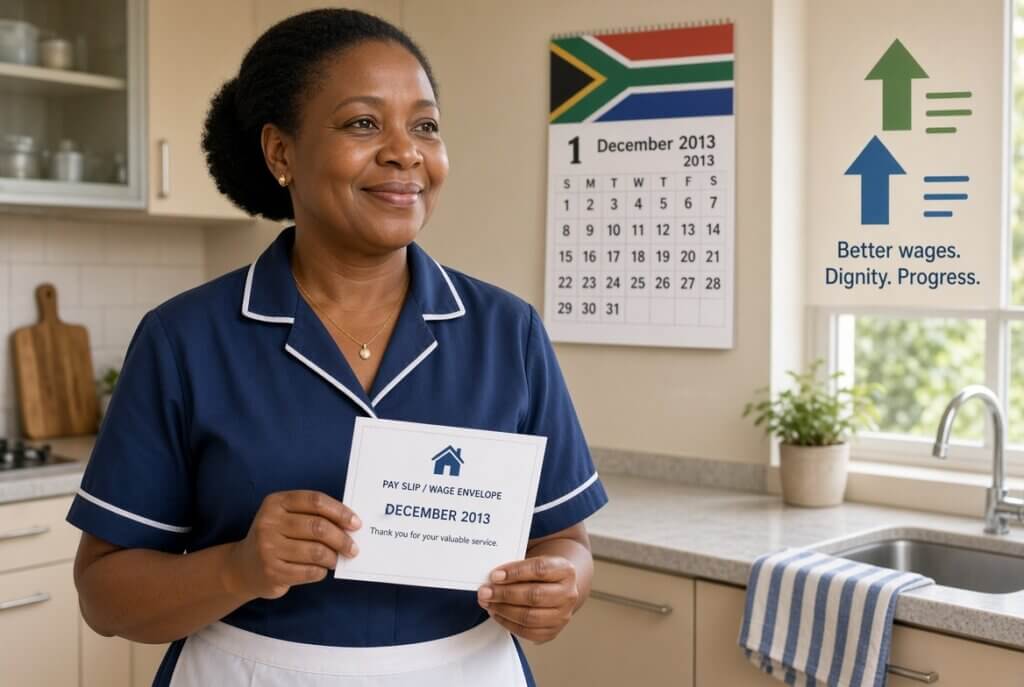 New minimum wage increases for domestic workers from 01 December 2013